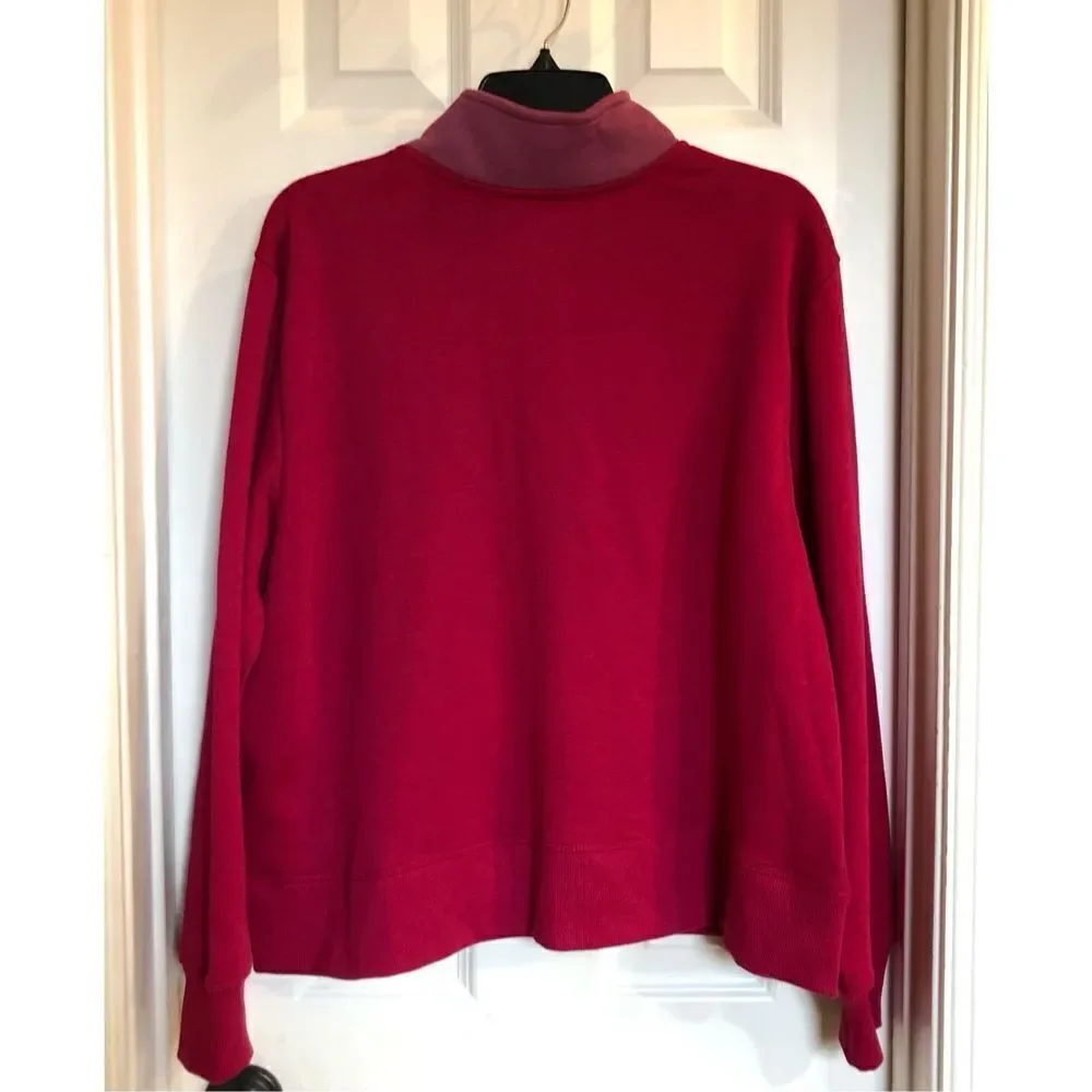 ID IDEOLOGY - 🎉HP x 3 🎉 NWT! L Sz L Colorblock 1/4 Zip Pullover in Posh Berry. - Picture 16 of 16
